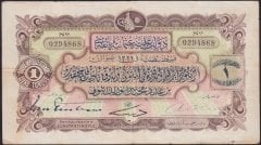 Osmanlı Bankası 1 Lira 1332 Reşat Dönemi Çok Temiz +