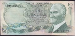 6.Emisyon 2.Tertip 10 Lira J21 351793 Çilaltı