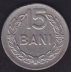 Romanya 15 Bani 1966