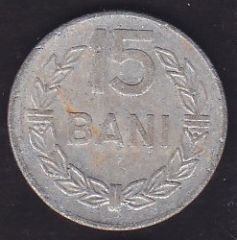 Romanya 15 Bani 1975