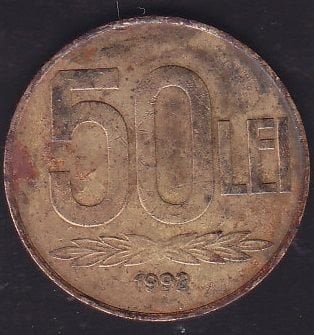 Romanya 50 Lei 1992