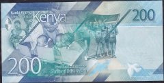 Kenya 200 Şiling 2019 Çil Pick 54