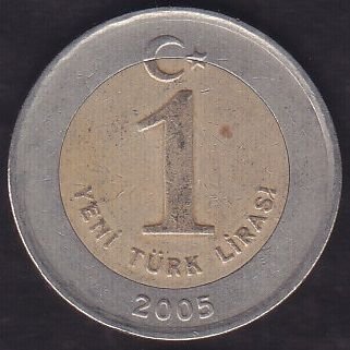 2005 Yılı 1 Lira