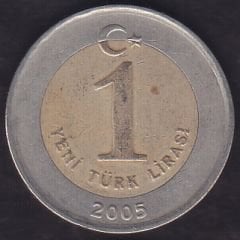 2005 Yılı 1 Lira