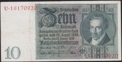 Almanya 10 Mark 1929 Çok Temiz+