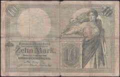 Almanya 10 Mark 1906 Temiz