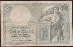 Almanya 10 Mark 1906 Çok Temiz