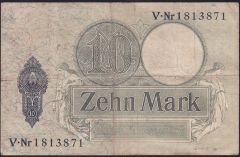 Almanya 10 Mark 1906 Çok Temiz