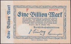 Almanya 1 Milyar Mark 1923 Çilaltı Çil