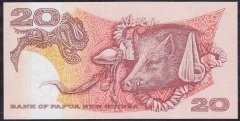 Papua New Guinea 20 Kına 1989 Çil Pick10b