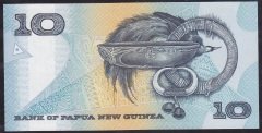 Papua New Guinea 10 Kına 1988 Çil Pick9b