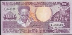 Suriname 100 Gulden 1986 Çilaltı Çil Pick 133a