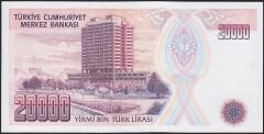 7.Emisyon 1.Tertip 20000 Lira E14 521921 Çilaltı Çil