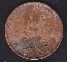 Hollanda 1 Cent 1961