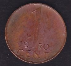 Hollanda 1 Cent 1970