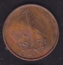 Hollanda 1 Cent 1971