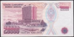 7.Emisyon 1.Tertip 20000 Lira C40 942721 Çok Çok Temiz