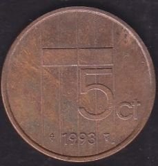 Hollanda 5 Cent 1993