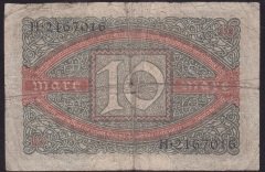 ALMANYA 10 MARK 1920 TEMİZ eski para alan yerler