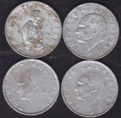 1982 -84-86-87 Yılı 10 Lira Lotu