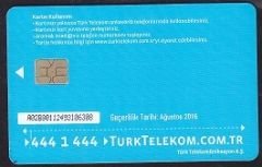 Türk Telekom Telefon Kartı 4 TL 2016