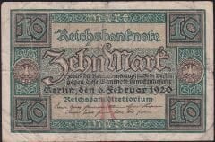 Almanya 10 Mark 1920 Çok Temiz