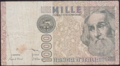 İtalya 1000 Lire 1982 Temiz