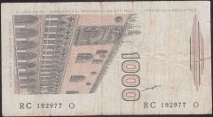 İtalya 1000 Lire 1982 Temiz