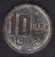 1942 Yılı 10 Para Çok Temiz