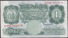 İngiltere 1 Pound 1948 -1960 Çok Temiz