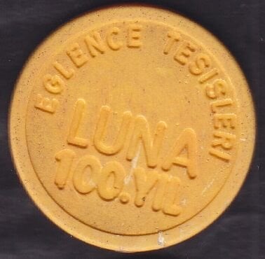 Luna 100.yıl Lunapark Jetonu Sarı