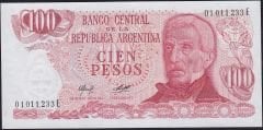 Arjantin 100 Pesos 1976 Çilaltı Pick 302b