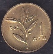 1963 YILI 1 KURUŞ ÇİL