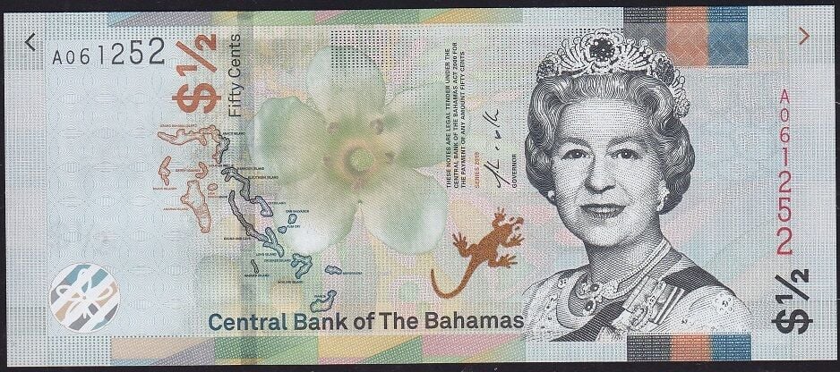 Bahamas 1/2 Dolar 2019 Çil Pick 77A