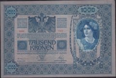 Avusturya Macaristan 1000 Korona 1902 (1919) Çilaltı Çil 07171