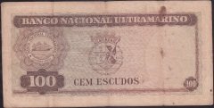 Timor 100 Escudos 1959 Temiz+ Pick 24