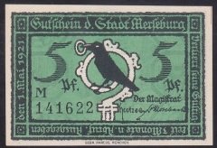 ALMANYA 5 PFENNİNG NOTGELD 1921 ÇİL