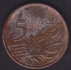 Polonya 5 Groszy 2001