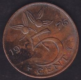 Hollanda 5 Cent 1976