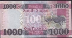 Güney Sudan 1000 Pound 2021 Çilaltı Çil