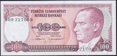 7.Emisyon 1.Tertip 100 Lira A09 217069 Çilaltı Çil