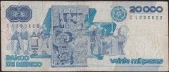 Meksika 20000 Pesos 1987 Temiz Pick 91b