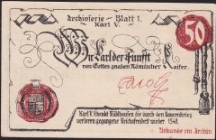 Almanya 50 Pfennig Notgeld 1921 Çil