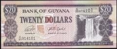 Guyana 20 Dolar 1996 - 2016 Çil Pick 30g