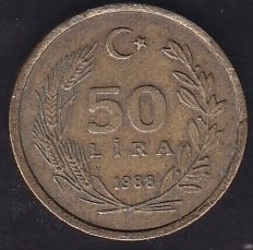 1988 Yılı 50 Lira