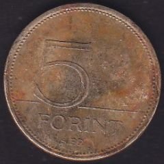Macaristan 5 Forint 1993