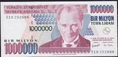 7.Emisyon 3.Tertip 1 000 000 Lira S19 252888 Çil