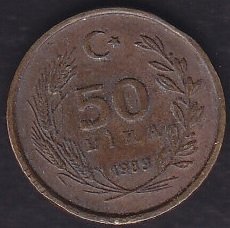 1989 Yılı 50 Lira