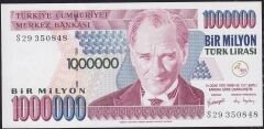 7.Emisyon 3.Tertip 1 000 000 Lira S29 350848 Çil