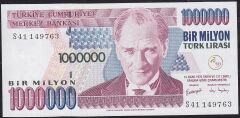 7.Emisyon 3.Tertip 1 000 000 Lira S41 149763 Çilaltı Çil